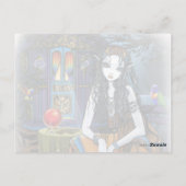 Se souvenir de moi Gypsy Fortune Teller Poem Carte (Dos)