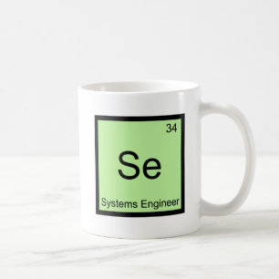Se - Systeemingenieur Grappige Chemie Element Tee Koffiemok