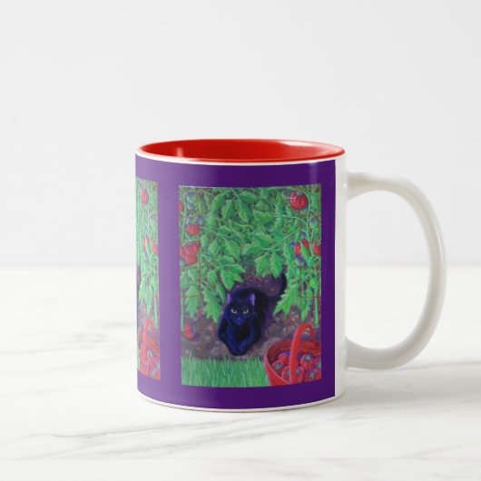 Se taper dans la tasse des tomates (Droit)