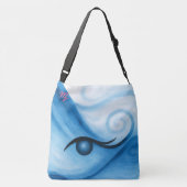 Sea and sky crossbody tas (Achterkant)