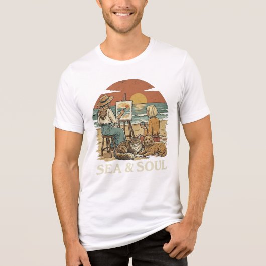 Sea and Soul Dream Tri-Blend Shirt (Voorkant)