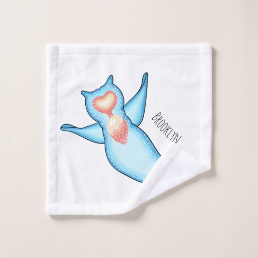 Sea angel cartoon (Gant de toilette)