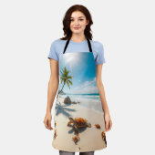 Sea  Crabs on Tropical Beach – Serene Ocea Schort (Gedragen)