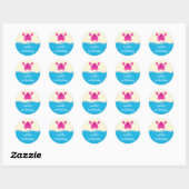 Sea Creatures Girl Favoriser Sticker (Feuille)