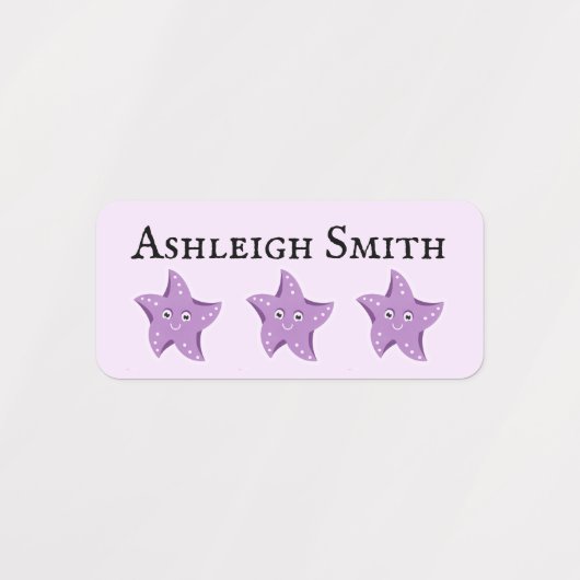 Sea Creatures Nom d'enfant Étiquettes (Design 2)