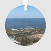 Sea Crescent Cottage Christmas Ornament  (dos)