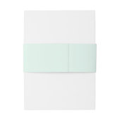 Sea Foam Beach Wedding ID837 Uitnodigingen Wikkel (Achterkant Voorbeeld)