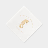 Sea Foam Beach Wedding Seahorse ID837 (Droite)