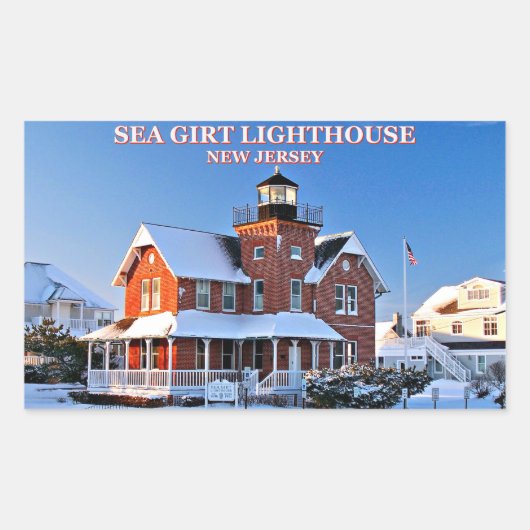 Sea Girt Lighthouse, Stickers New Jersey (Devant)