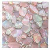 Sea Glass Mosaic Pink ID1183 Tegeltje (Voorkant)