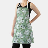 Sea green anemone All-Over Print Apron Schort (Insitu)