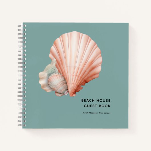 Sea Green avec Shell Beach House Livre d'or (Devant)