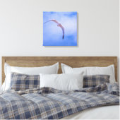 Sea gull in flight canvas afdruk (Insitu (Slaapkamer))