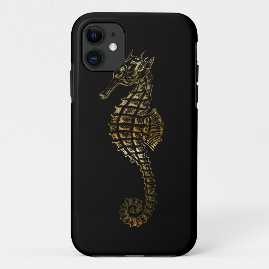 Sea Horse Art sur iPhone 5 Coque pour enfants (Dos)