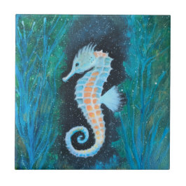 Sea Horse ceramic tile Tegeltje