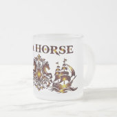 SEA HORSE Glass Mug (Devant droit)