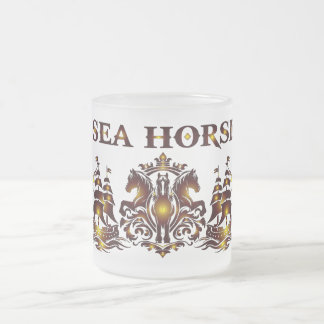 SEA HORSE Glass Mug