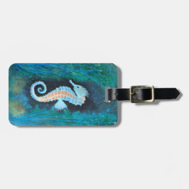 Sea Horse luggage tag Bagagelabel