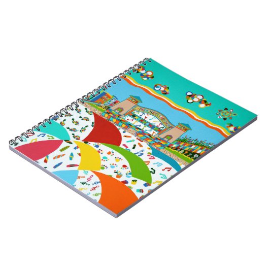 Sea Isle Band Shell Spiral Notebook Notitieboek (Linkerzijde)