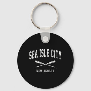Sea Isle City New Jersey Antieke Scheepvaart Pedde Sleutelhanger