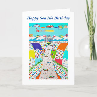 Sea Isle City, NJ carte d'anniversaire