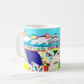 Sea Isle City, NJ Promenade Mug (Devant gauche)