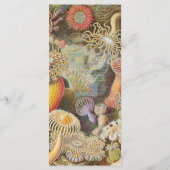 Sea Life Coral Reef Wedding Menu (Dos)