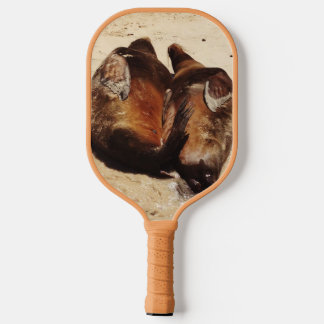 Sea Lions in Love Pickleball Paddle