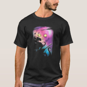 Sea Of Thieves Kraken Gevecht Schip Overzicht Sche T-shirt