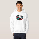 Sea Otter - NW Native Indian Style Sweat - shirt à (Devant entier)