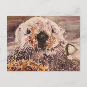 Sea Otter Postcard Briefkaart
