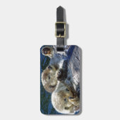 Sea-otters Bagagelabel (Voorkant verticaal)