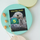 Sea Otters Photo Child's Birthday Kaart