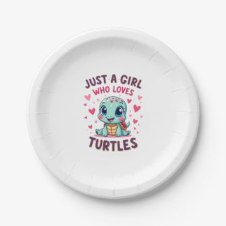 Sea Reptile Turtle Lovers Just A Girl Who Loves Tu Papieren Bordje