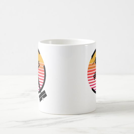 SEA Seattle Airport, Washington - Retro Vliegtuig Koffiemok (Center)