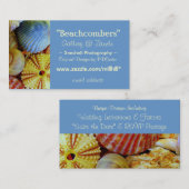 Sea Shells Business Visitekaartje (Voorkant / Achterkant)