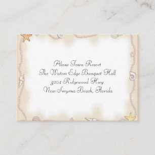 Sea Shells & Pearls Aanvullende informatie voor We Informatiekaartje