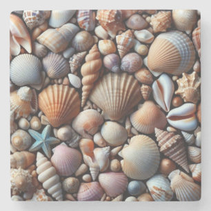 Sea Shells Stone Onderzetter