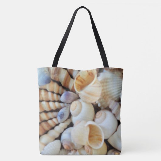Sea Shells, Summer Beach Exotic Tropical Sac fourr (Dos)