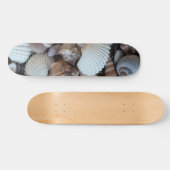 Sea Shells Summer Beach Exotic Tropical Skateboard (Horz)
