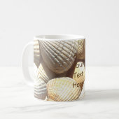 Sea Shells, Summer Beach Exotic Troptic Mug (Devant gauche)
