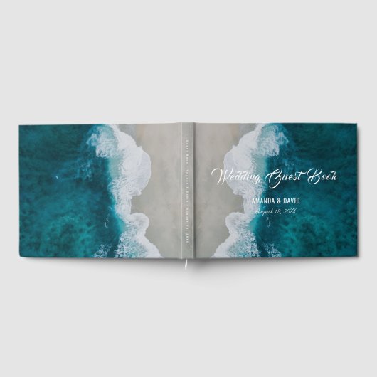 Sea Shore Destination Plage Mariage Livre d'invité (Complet)