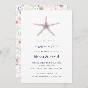 Sea Star Invitation de la partie d'engagement