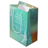Sea Stars Mariage Merci Message Papier cadeau sac (Devant Angle)