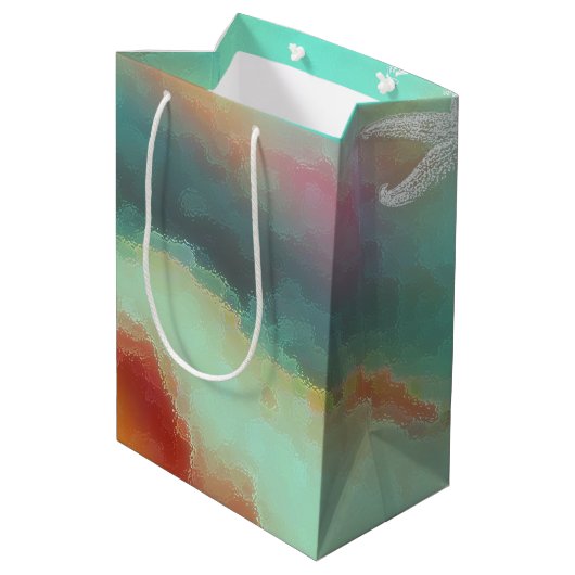 Sea Stars Mariage Merci Message Papier cadeau sac (Dos Angle)