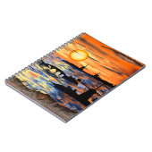 Sea Sunrise Carnet Pays-Bas Paysage (Côté gauche)