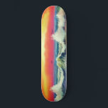 Sea Sunset Waves Skateboard - Peinture<br><div class="desc">Vagues de coucher de soleil sur la mer design de peinture MIGNED</div>