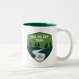 Sea To Sky Trail Brits-Columbia Tweekleurige Koffiemok