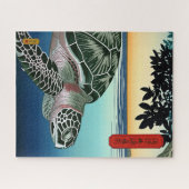 Sea Turtle among Mangroves - Japanese Art Legpuzzel (Horizontaal)