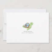 Sea Turtle Boy Baby Shower Invitations (Dos)